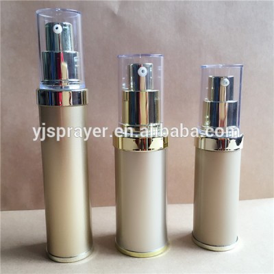 20ml 30ml elegant gold glass airless pump bottle lotion and skin care cream